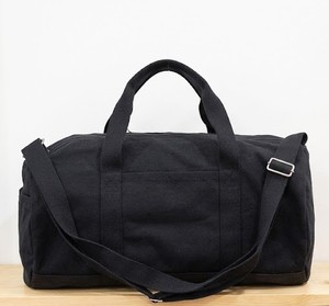 Black Duffel <b>Bag</b> Unisex Travel Gym <b>Overnight</b> <b>Bag</b> With Shoulder Strap Zipper Closure - Product Image 4