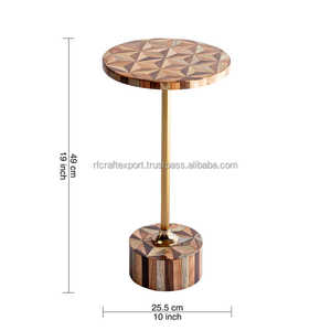 โต๊ะไม้คุณภาพสูงขายส่ง ขาโลหะสีทอง ดีไซน์ศิลปะสมัยใหม่ เหมาะสำหรับร้านอาหาร คาเฟ่ ใช้วัสดุเรซิ่น สำหรับงานแต่งงาน - Product Image 4