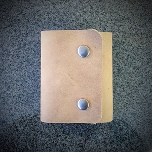 Factory Custom Stitchless Leather <b>Wallet</b> Eco Friendly Sustainable No Stitch Mini Card <b>Holder</b> For Bulk Export SLW-0033 - Product Image 1