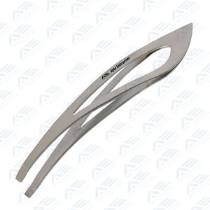 Pince à sourcils incurvée de qualité supérieure pour femmes et hommes Instruments de beauté Instruments de soins de beauté pour sourcils - Product Image 3