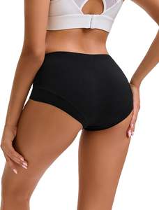 Braguitas Hipster para Mujer, Transpirables, Tejidas, Suaves al Tacto, Elásticas, Ajuste Relajado, Cobertura Total, Uso Diario, Marca Personalizada - Product Image 3