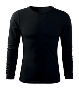 Camiseta de Algodón de Manga Larga para Hombre, Premium, Lisa, Corte Regular, Etiqueta Privada, Lista para Impresión, Stock Disponible, Venta al Por Mayor - Product Image 2