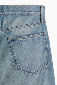 Vaqueros de mezclilla de corte acampanado, pierna ancha, estilo elefante, bootcut, de talle medio, de tela gruesa, color liso y ajuste holgado. - Product Image 2