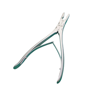 เครื่องมือผ่าตัดกระดูกแบบดับเบิ้ลแอคชั่น ยี่ห้อ Beyer รุ่น Bone Rongeur ขนาด 7 นิ้ว ปลายโค้ง ผิวเคลือบ Dall พร้อมสปริงคู่ ผลิตจากเหล็กกล้าไร้สนิมเยอรมัน - Product Image 1