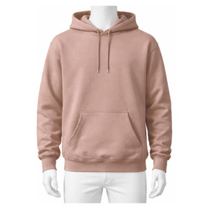 Sweat-shirt unisexe à capuche zippé en coton 100 % (340 GSM) pour l'hiver, coupe classique, tricoté, personnalisable sur le devant, pour homme, vente en gros - Product Image 2
