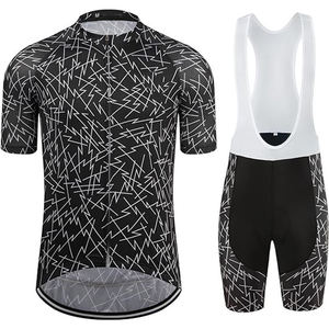 Maillots de Ciclismo Transpirables de Nuevo Diseño, de Secado Rápido, Manga Corta, con Tirantes, para Equipos, Venta al por Mayor, Maillot de Ciclismo para Hombre, Precio Económico, Uniformes de Ciclismo - Product Image 4