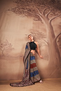Indian Traditional Ethnic Printed Designer <b>Saree</b> for Casual Daily Wear and Festive Function for Women Fancy Trendy Outfit - Product Image 3
