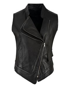 SANCHAL INTERNATIONAL OEM Custom Design High Quality Embroidery Top Grade <b>Thick</b> Cowhide Leather Woolen Breathable Fully Vest - Product Image 2