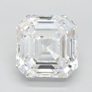 Diamant de laboratoire de qualité supérieure, taille Asscher, 4,00 carats, couleur F, pureté VVS VS, certifié IGI, vente en gros - Product Image 1