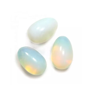 Huevo Yoni de Opalita Natural, Piedra Semipreciosa de Jade para Protección Energética, Ejercicio Vaginal, Tallado con Diseño Feng Shui - Product Image 3