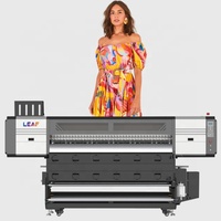 Blad Digitale Impresora Textil Eco Solvent Printer I3200 4 Heads Stof Inkjet Kleurstof Sublimatie Printer Te Koop