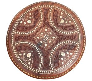 Wooden Brass Carving/<b>Square</b> Beautiful Carving Design <b>Side</b> <b>Table</b>/Coffee <b>Table</b>/Corner <b>Table</b>/Outdoor <b>Table</b>/Living Room Furniture - Product Image 3