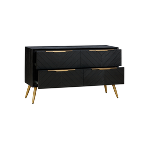 Cómoda de Madera de Alta Calidad de la Colección GALAXY con 4 Cajones, Mueble de Almacenamiento para Dormitorio, Diseño Moderno, Muebles para el Hogar - Product Image 1