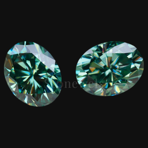 Diamante de Laboratorio con Corte Ovalado Verde, Directo de Fábrica, Certificado IGI, Piedra Suelta DEF VVS VS para Anillos, Colgantes y Pendientes - Product Image 3