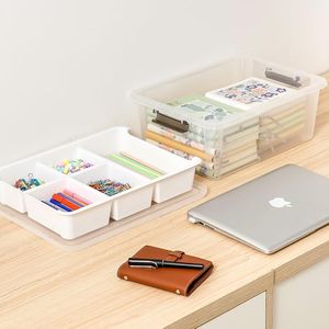 Contenitore Organizzatore in Plastica Trasparente con Vassoio Rimovibile per Organizzare Perline e Altri Oggetti - Product Image 4