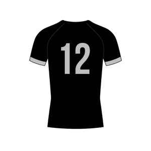 Camiseta de Rugby de Secado Rápido Personalizada, Jersey Deportivo Transpirable de Poliéster, Camiseta de Equipo Estampada, Servicio OEM - Product Image 3