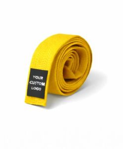 Ceintures de kimono brésiliennes sur mesure pour l'entraînement et le combat en arts martiaux, pour hommes et femmes, ceintures 100% coton pour adultes - Product Image 1