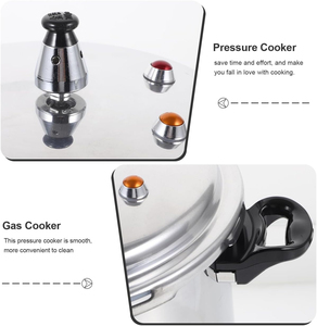 Cuisinière à pression classique, grande capacité, construction durable en acier inoxydable, système de sécurité avancé, technologie de cuisson rapide, gaz - Product Image 6