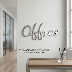 Top Selling <b>Office</b> <b>Decorative</b> Wall Letter Sign Modern Aluminum Word Wall <b>Decor</b> Handmade <b>Office</b> Wall Mounted Available For Sale - Product Image 2