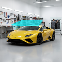 Fabrika Nano Seramik Araba Cam Filmi %99 IR Reddi UV Engelleyici Yüksek Netlik Patlama Önleyici Gizlilik İç Koruma