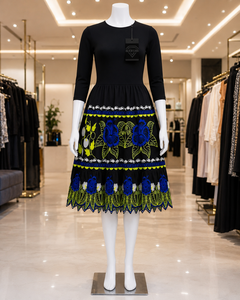 Embroidery Women Customized High Quality Pacific Island Wear Micronesian Fabric Embroidery Work Skirts Wholesale Rate - Product Image 1