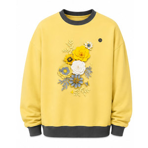 Sweat-shirt lourd et élégant pour homme, pull en molleton confortable avec col rond classique, idéal pour le streetwear quotidien et l'hiver - Product Image 4