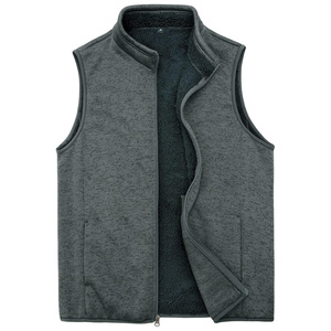 Mens Fleece Vest With Custom Branding Sleeveless Workwear Jacket OEM Pakistan Manufacturing Export Supply Global - Product Image 1