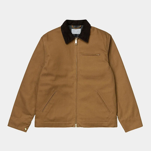 Custom Logo Printed Cotton <b>Canvas</b> <b>Jacket</b> Outdoor <b>Canvas</b> Field <b>Jacket</b> With Durable Workwear Design - Product Image 1