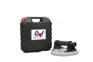 Nouvelle ventouse de levage pour verre, carrelage et pierre, capacité de charge 80 kg, caoutchouc gris - Product Image 4