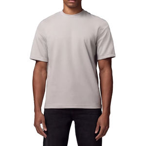 T-shirts de sport personnalisés pour hommes, surdimensionnés, 100% coton, anti-UV, respirants, séchage rapide, couleur unie, fournisseur OEM de vêtements de sport - Product Image 1