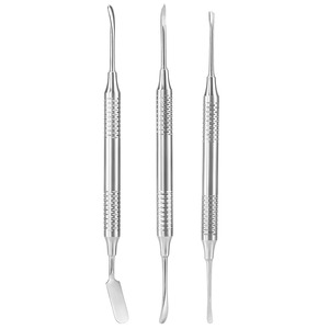 BAFA SURGICAL INSTRUMENTS BSI-MM-204 Elevador Perióstico Dental de Doble Punta, Herramienta de Retracción e Implante con Empuñadura Ergonómica de 6 Mandíbulas - Product Image 1