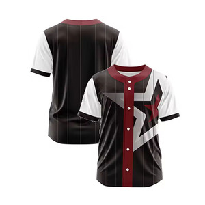 Custom Logo Name and logo <b>Baseball</b> Wear Outfit Oem V Neck Color <b>Baseball</b> Jersey Made By Hanger Impex - Product Image 3