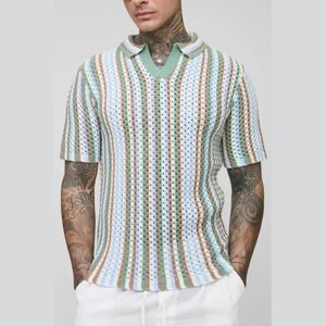 Uniforme Empresarial de Alta Calidad, Camiseta Polo de Hombre de Poliéster y Algodón de 200 g/m², Camiseta Polo Personalizada con Logotipo Bordado para Hombre, Camisetas Polo de Golf - Product Image 1
