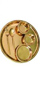 Bol de service en cuivre pur pour la maison, la cuisine et les restaurants - Product Image 1