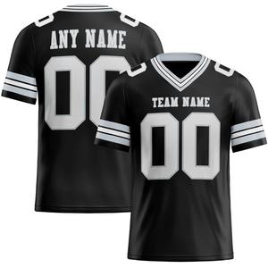 Maillot de football américain en gros de haute qualité, respirant, imprimé par transfert thermique, 100 % polyester, pour club américain - Product Image 2