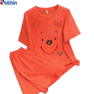 Ensemble 2 pièces personnalisé pour femme, nouvelle mode estivale, t-shirt et short imprimés, survêtement décontracté ample - Product Image 2