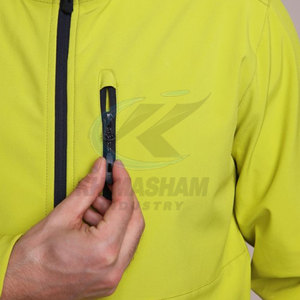 Premium Fabric Stand Collar Front Logo Breathable Eco-Friendly Lightweight Feel Soft Comfort Stylish Winter Windbreaker <b>Jacket</b> - Product Image 5