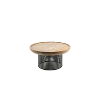 Support à gâteau élégant en métal argenté et bois, design moderne, écologique, non toxique, compatible micro-ondes, pour café et restaurant