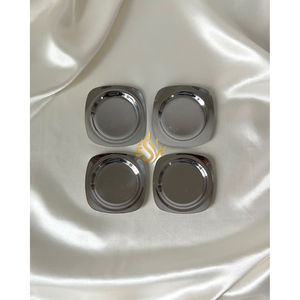 Posavasos de Metal de Diseño Americano para Decoración de Cocina y Mesa, Uso Doméstico, Forma Redonda, Platos y Bases Plateadas al Precio Más Bajo - Product Image 5