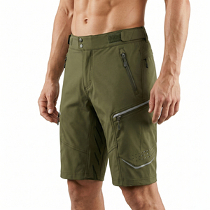 Shorts de vélo VTT unisexes de haute qualité, écologiques, à séchage rapide, respirants, grande taille, pour adultes, course tout-terrain - Product Image 1