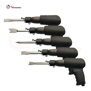 Marteau à air comprimé Tige de pistolet avec 5PC Ciseau 3200 BPM Outil pneumatique Fabriqué à Taiwan LEMATEC LE-G190K - Product Image 3