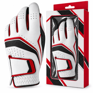Guante de Golf para Zurdos de Diseño Personalizado, en Piel de Oveja Cabretta, Transpirable, de Alta Calidad, el Más Vendido - Product Image 4
