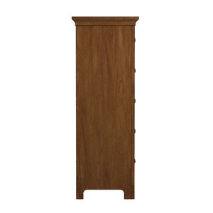 Classic Modern Bedroom Dresser by Java Furni Craft Made of <b>Solid</b> Teak <b>Wood</b> with 5 Drawers and Brown Finishing for Indoor Use - Product Image 5