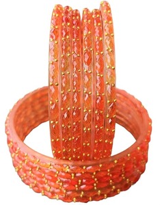 Ensemble de bracelets en verre brillant de qualité export avec motif goutte de pluie, bijoux élégants pour mariages, festivals et usage quotidien, en vente - Product Image 4