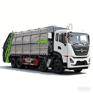รถบรรทุกขยะอัดแบบตักท้ายขนาดใหญ่ 8x4 ตงเฟิง - Product Image 3