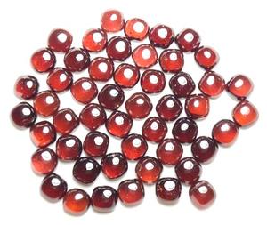 Cojín cuadrado rojo de granate natural de calidad 3A, corte de cabujón en forma de piedra preciosa suelta para la fabricación de joyas a precios al por mayor a granel - Product Image 2