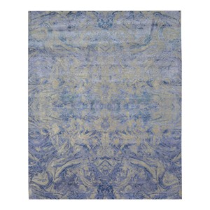 Ellington Rugs Tapis moderne en laine de viscose nouée à la main HI-LO Décoration intérieure esthétique avec touche luxueuse - Product Image 1