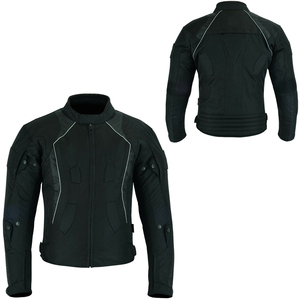 Chaqueta de Motocicleta de Poliéster Negra de Manga Larga para Hombre, Transpirable, Protectora, para Todas las Estaciones - Product Image 6