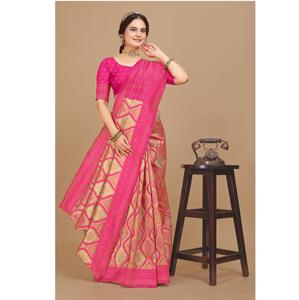 Best Quality Handwoven Banarasi Silk <b>Saree</b> for Bridal Wedding Wear and Traditional Indian Festival Clothing Available for <b>Sale</b> - Product Image 5