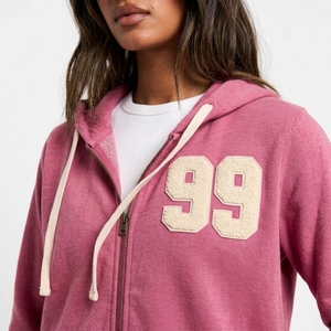 Ensemble de survêtement deux pièces pour femme avec sweat à capuche zippé, en molleton de coton épais coupe-vent, style streetwear décontracté, Fournisseur de mode - Product Image 4